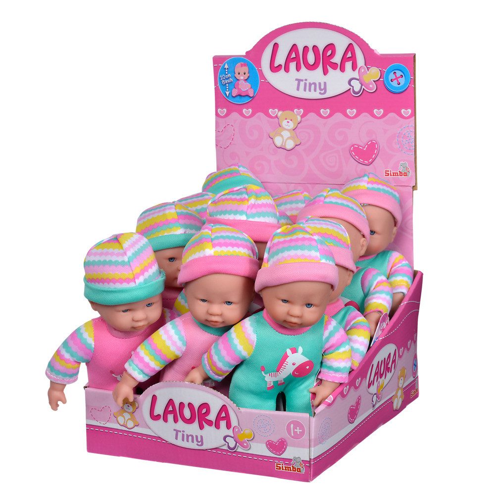 Simba Dickie Anziehpuppe Puppe Laura Tiny 20cm 3fach sortiert günstig online kaufen