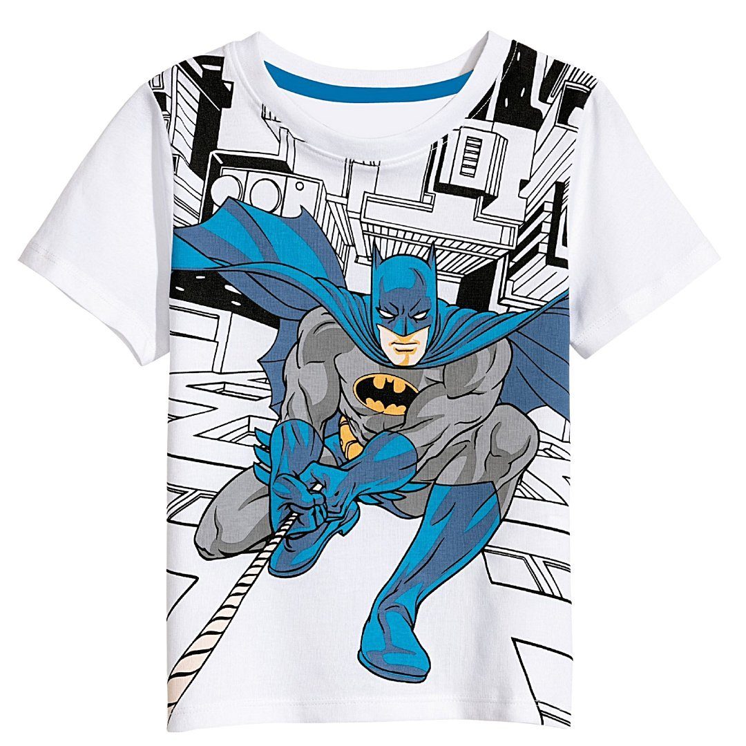 Kinder Shirts Batman T-Shirt Batman Batman T-Shirt für Kinder Superhelden Gr. 104-134 cm