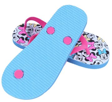Sarcia.eu Rosa-blaue Flip-Flops für Mädchen Minnie Mouse 32-33 EU Badezehentrenner