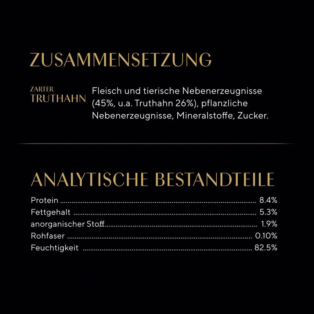 Sheba SHEBA® PERFECT PORTIONS™ Sauce mit Truthahn 8 x 6 x 37,5g, Nassfutter für: Katze