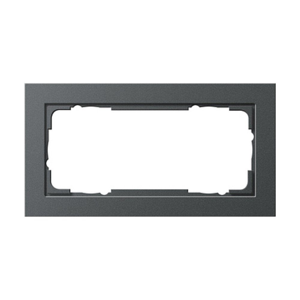 Gira E2 Abdeckrahmen für Kombi, 2fach, anthrazit 100223 Audio- & Video-Kabel