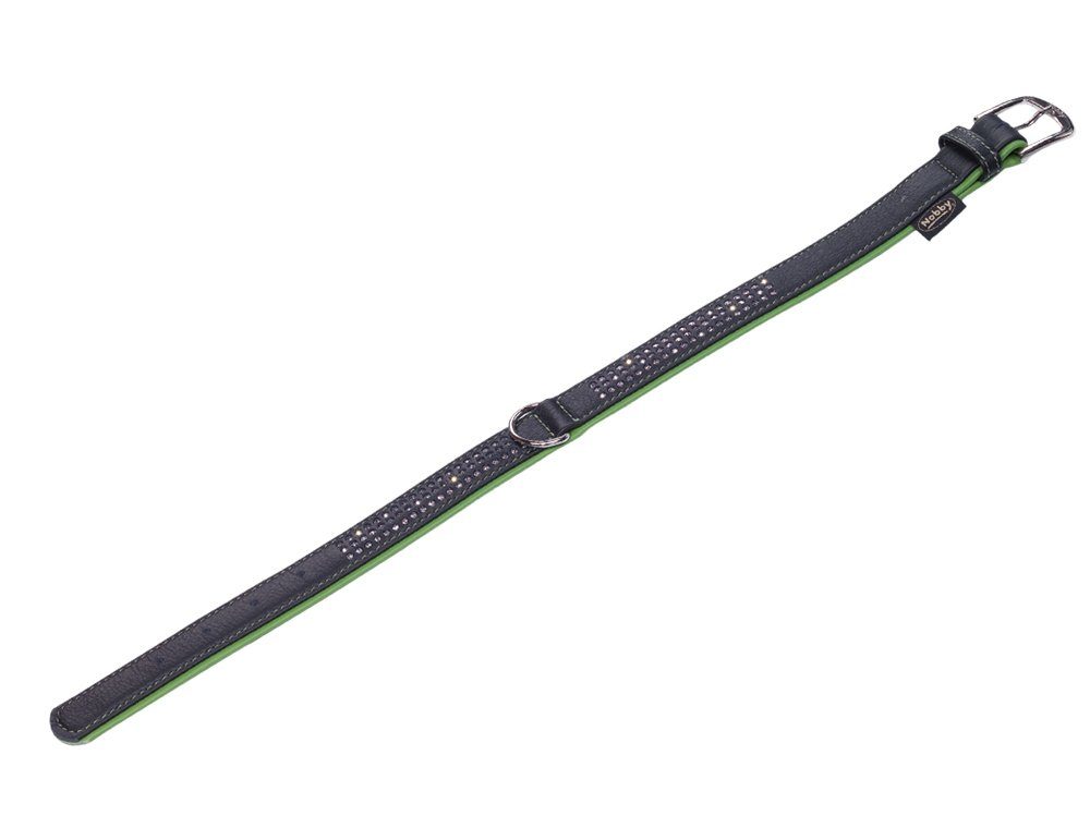 Nobby Hunde-Halsband Pacific deluxe, Rindsleder, L: 60cm, (50-58cm) B: 28/32mm