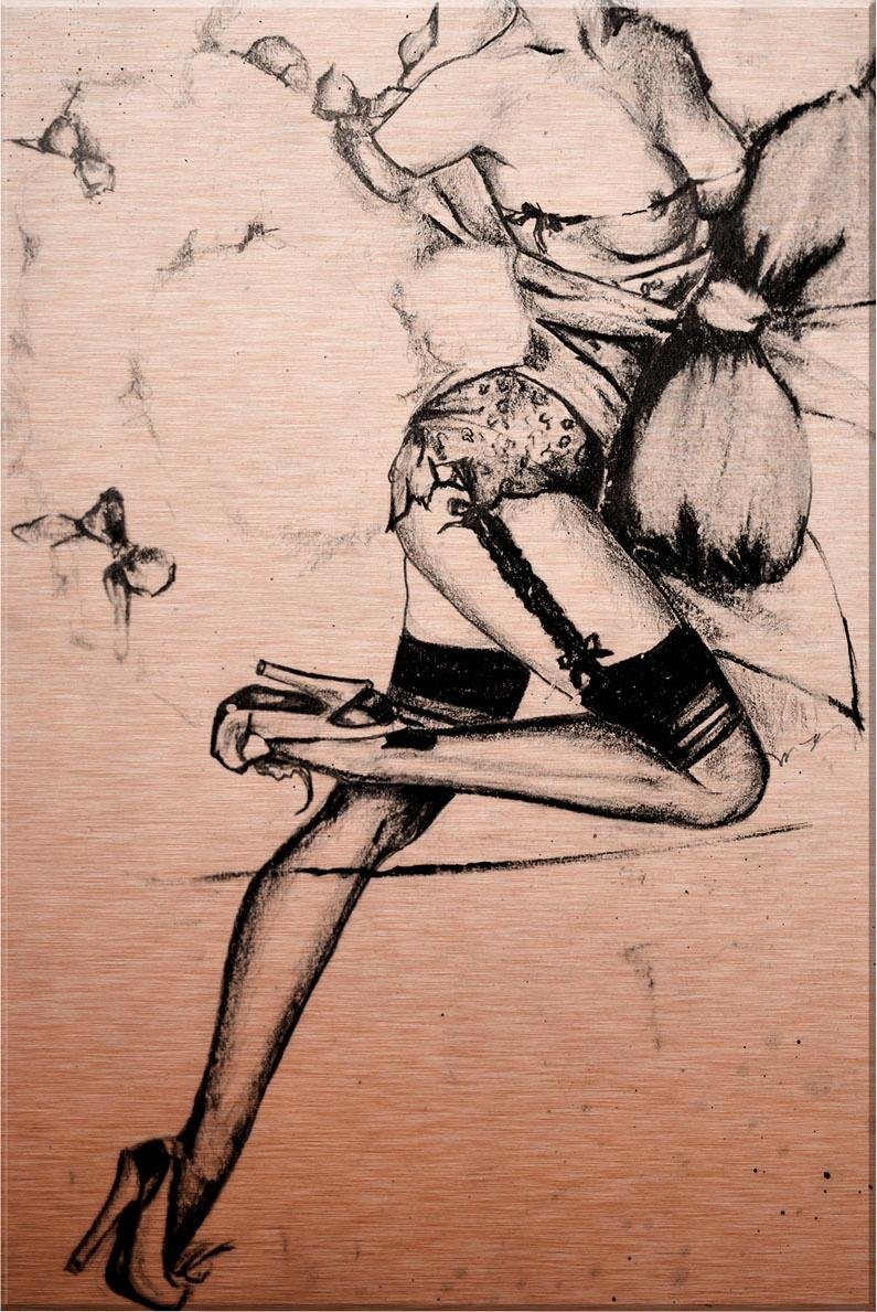 Alu-Dibond-Druck »Verführerisches Pin-up«, 40/60 cm Alu-Dibond-Druck »Verführerisches Pin-up«, 40/60 cm