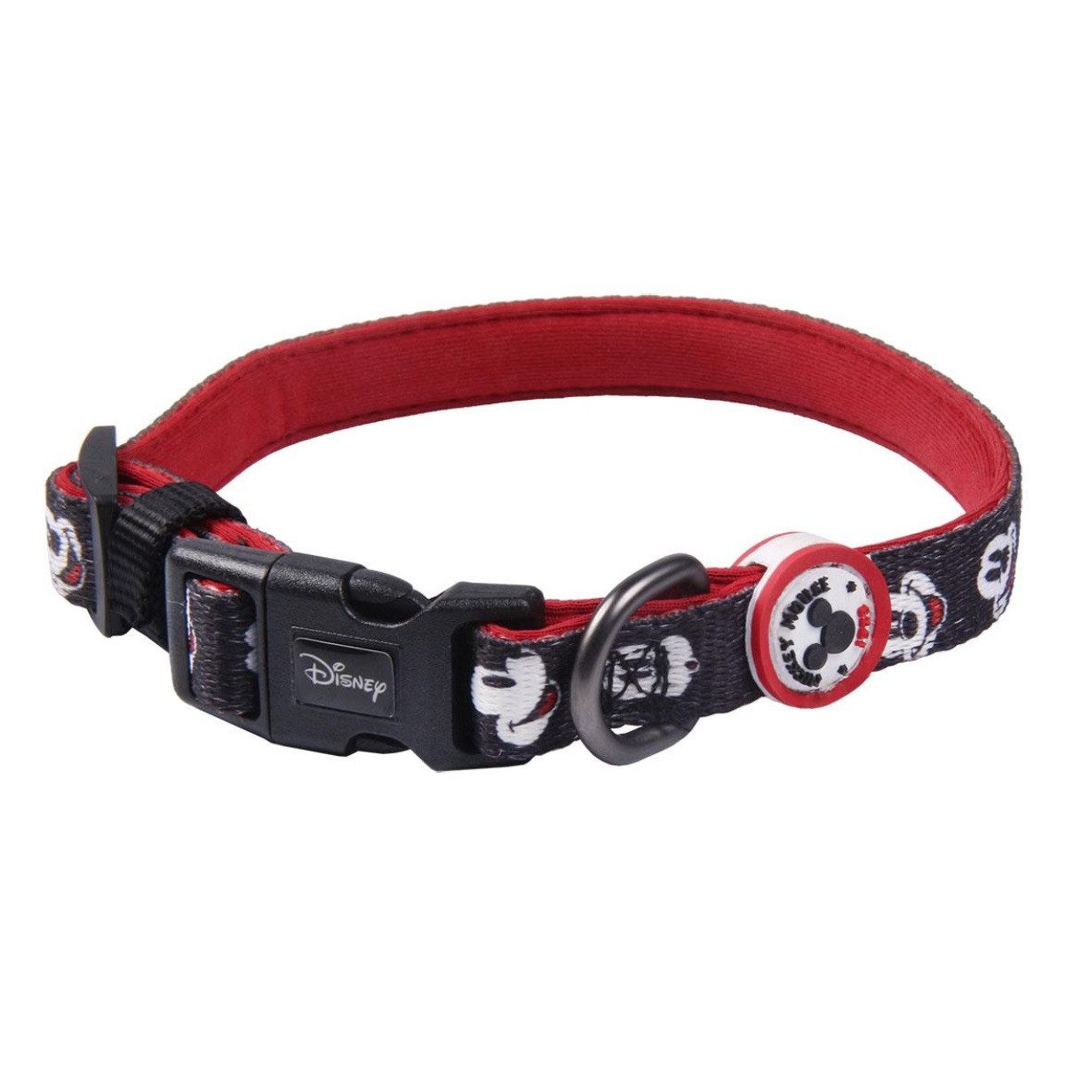 Cerda Hunde-Halsband Disney Mickey Mouse M / L - Verstellbar, robust & bequem, Polyester