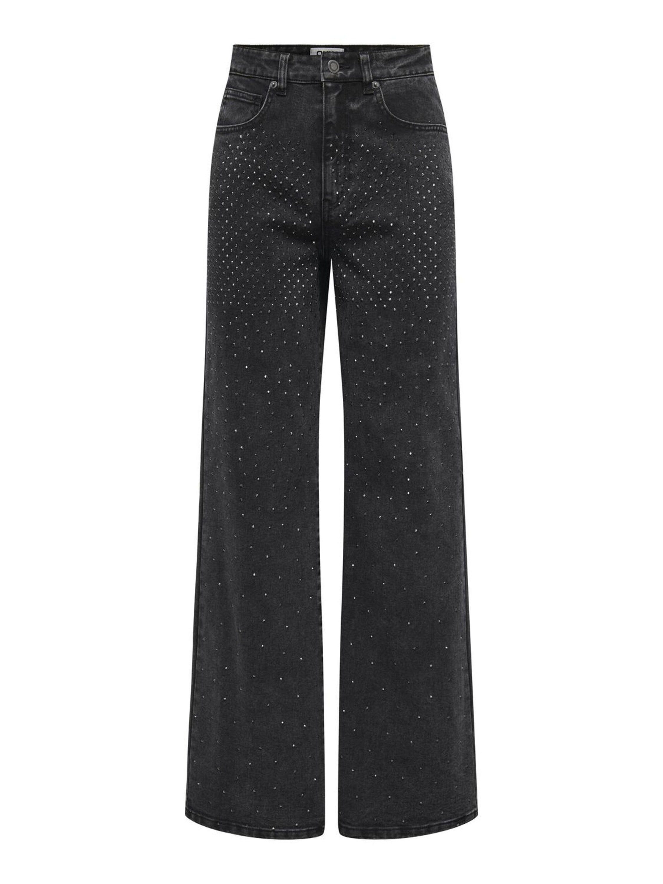 ONLY Weite Jeans ONLHOPE (1-tlg) Ziersteine günstig online kaufen