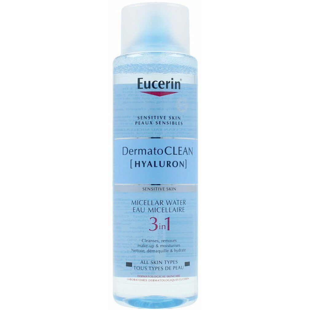 Eucerin Make-up-Entferner Eucerin Dermato Clean Hyaluron 3 in 1 Micellair Water Lotion 400 ml