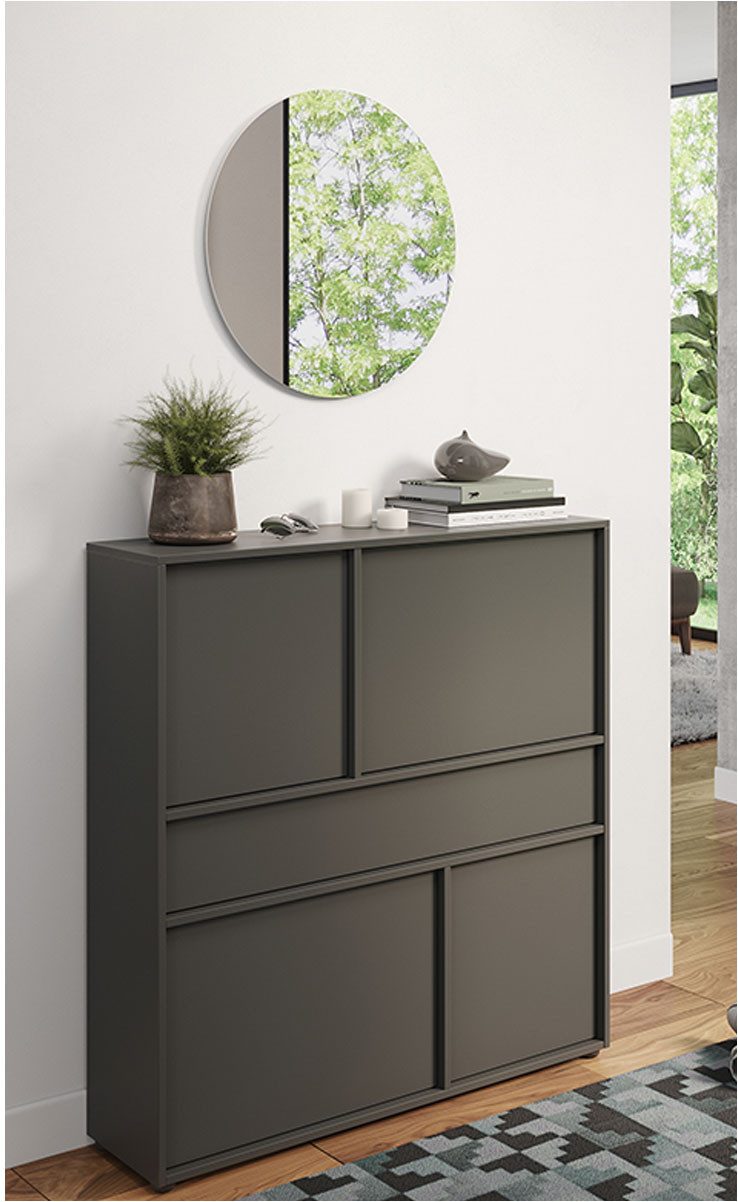 GERMANIA Garderoben-Set GW-Ameca 2.0, (2-St), Garderoben-Set:Mehrzweckschrank und Spiegel