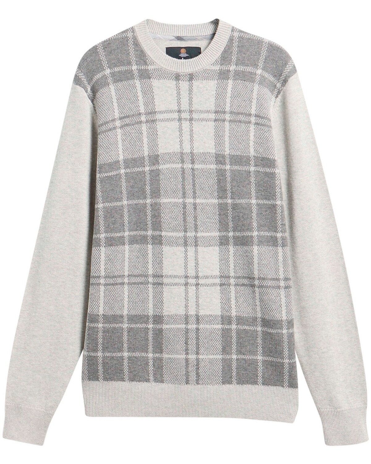 Barbour Strickpullover Rundhals-Pullover Mineral Tartan