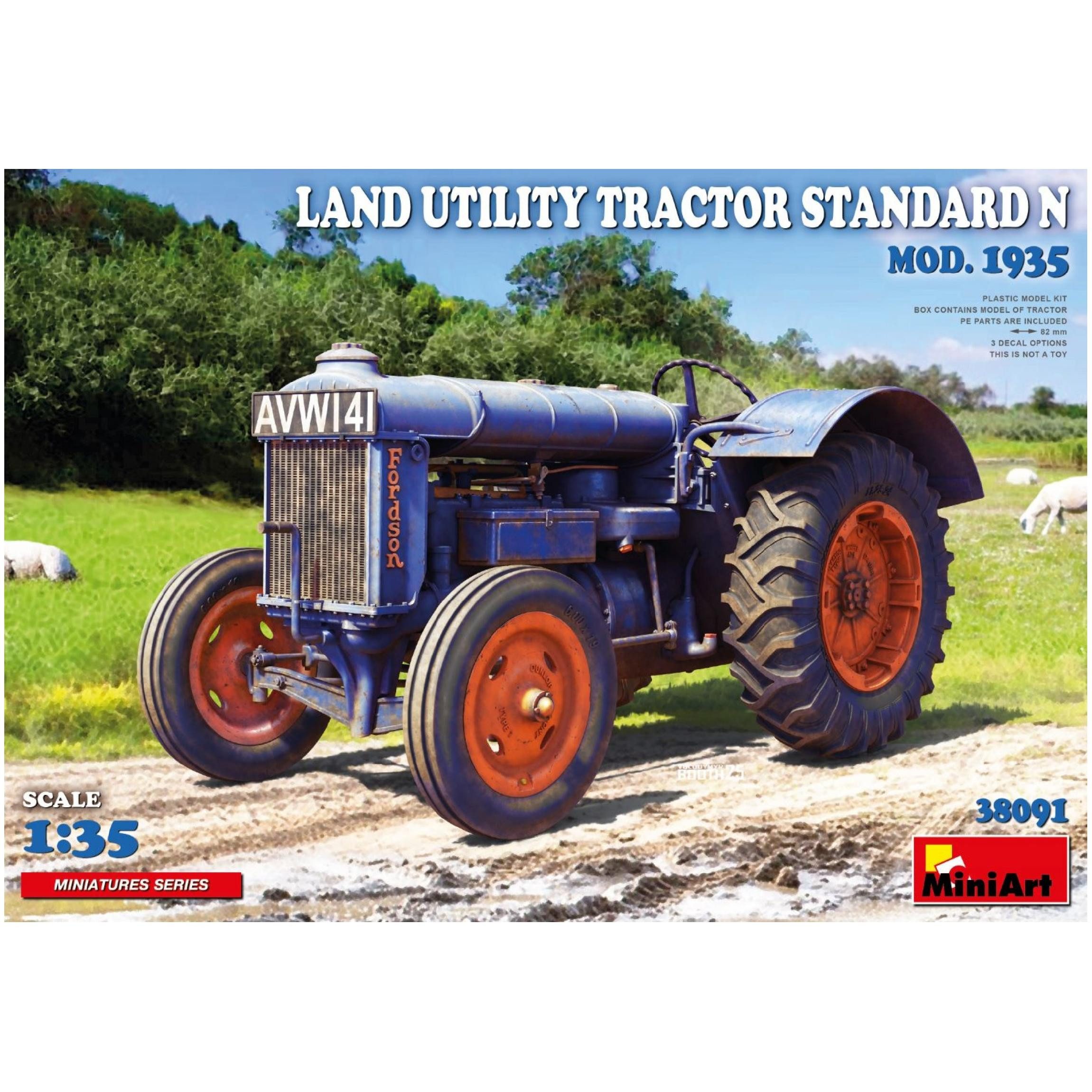 MiniArt Modellbausatz LAND UTILITY TRACTOR STANDARD N MOD. 1935 / 1:35, Maßstab 1:35