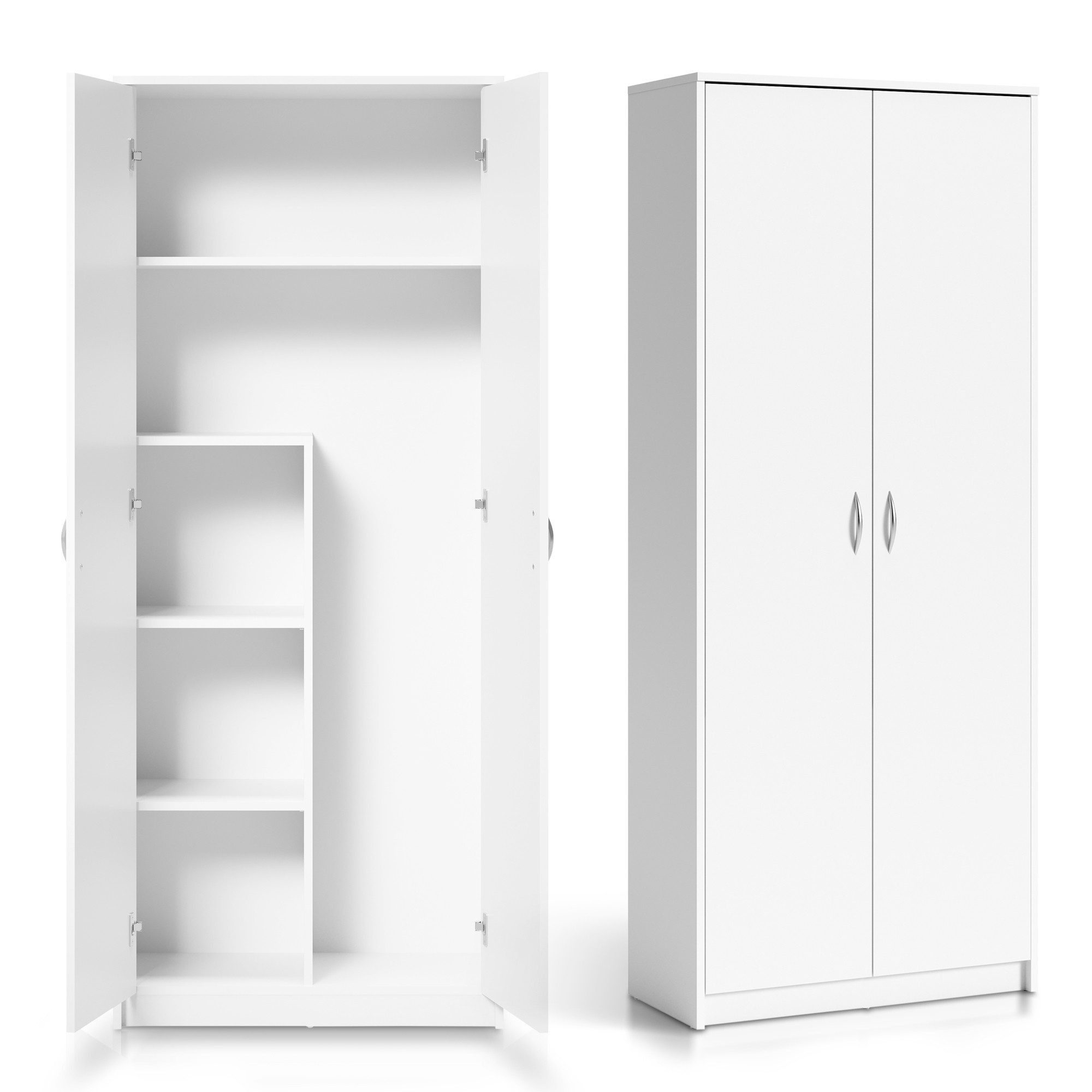 Home Collective Mehrzweckschrank Kleiderschrank Regal 74cm günstig online kaufen
