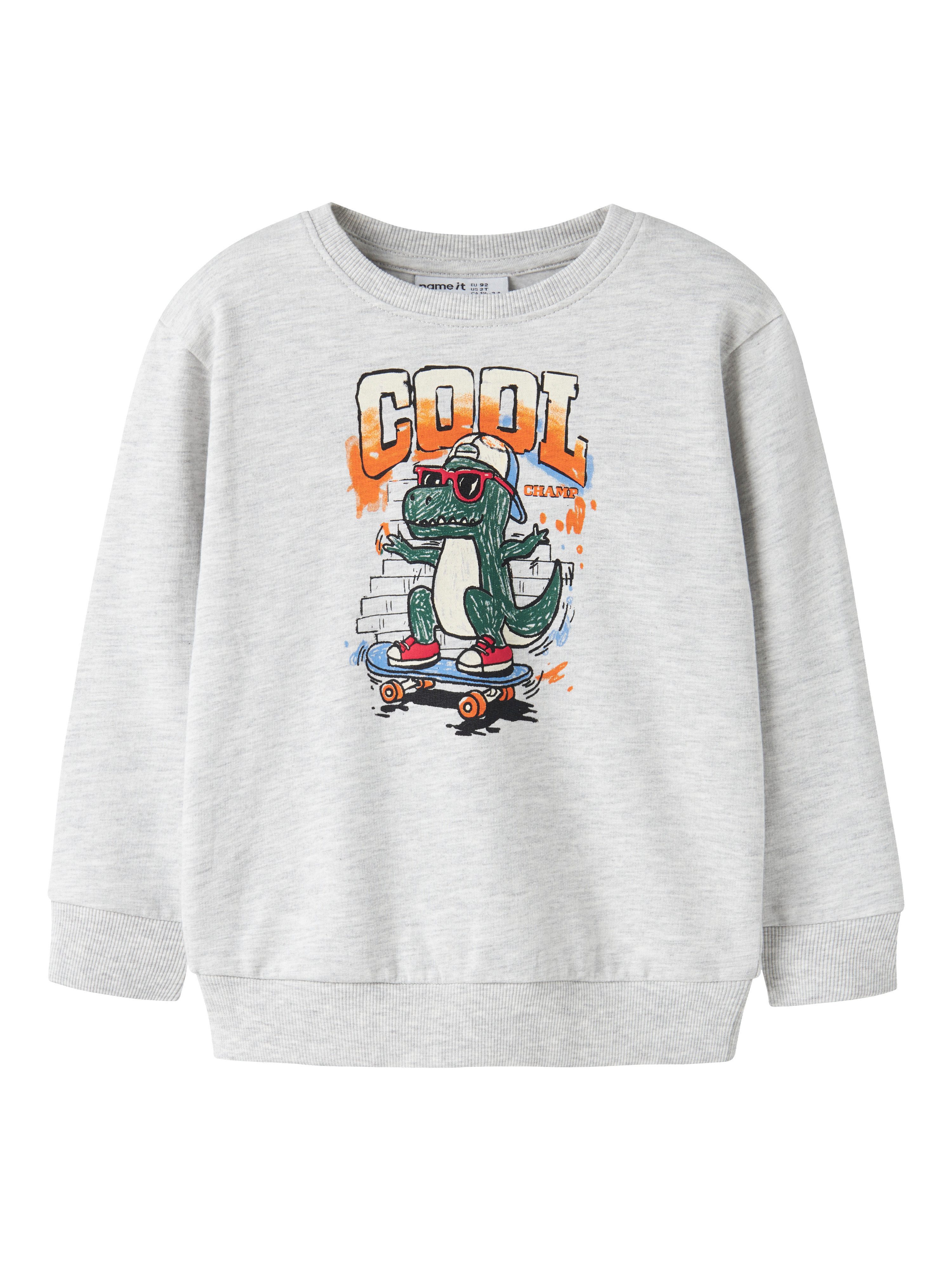 Name It Sweatshirt NMMLORENZO LS NREG SWEAT BRU BOX Baumwolle, regular fit