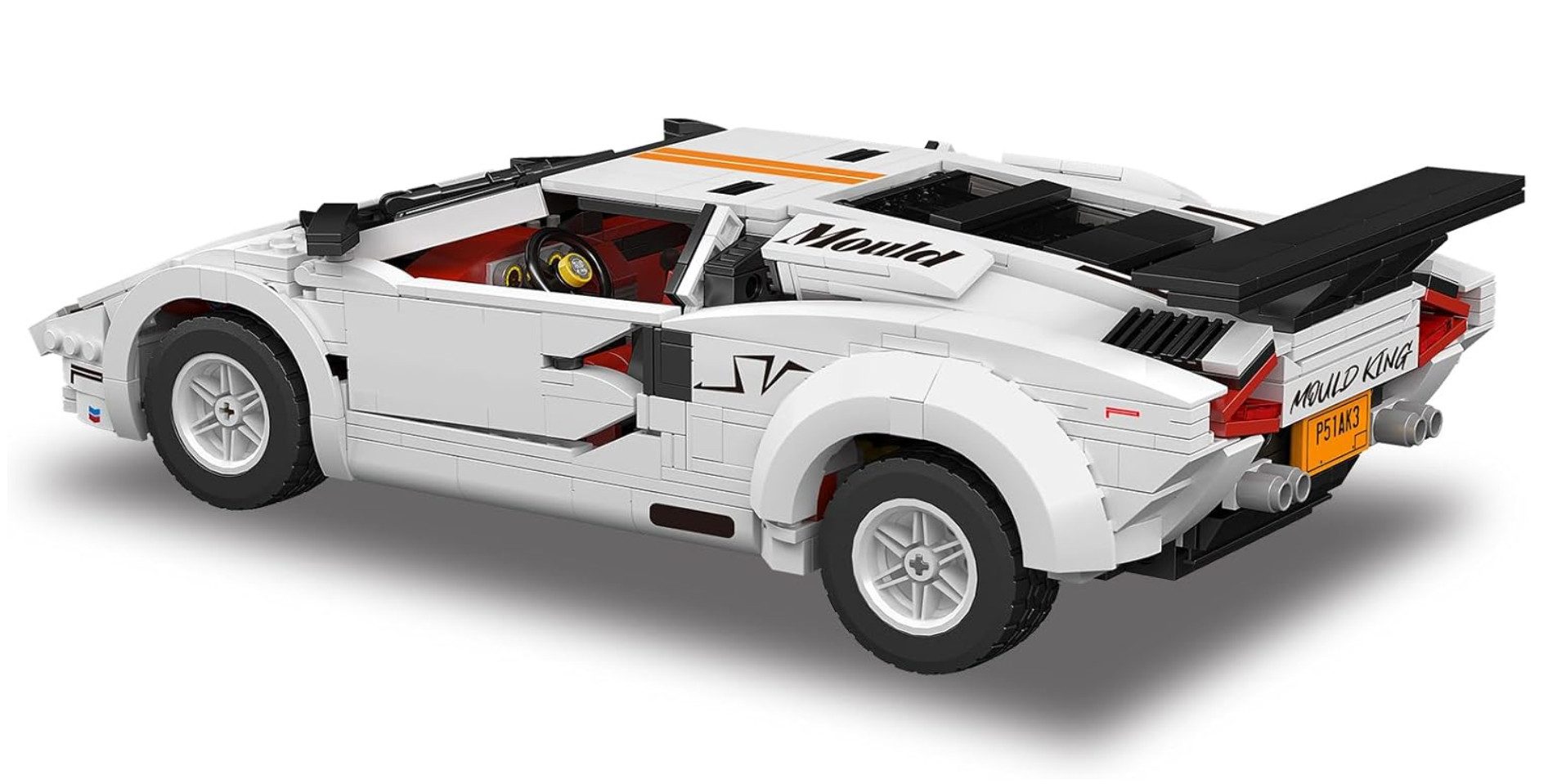 Mould King 10045 Lambo-coutach Konstruktions-Spielset, (1495 St) – Bild 4 von 5
