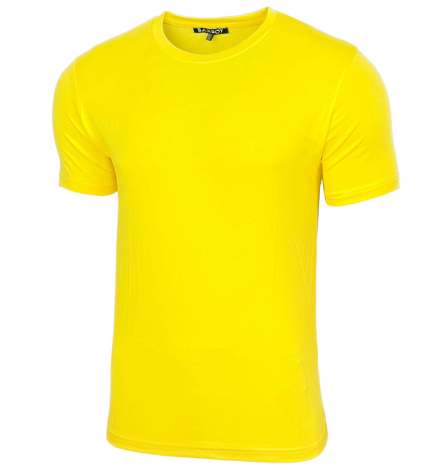 Baxboy T-Shirt Baxboy Herren Uni Basic Kurzarm Slim Fit T-Shirt B-55 günstig online kaufen