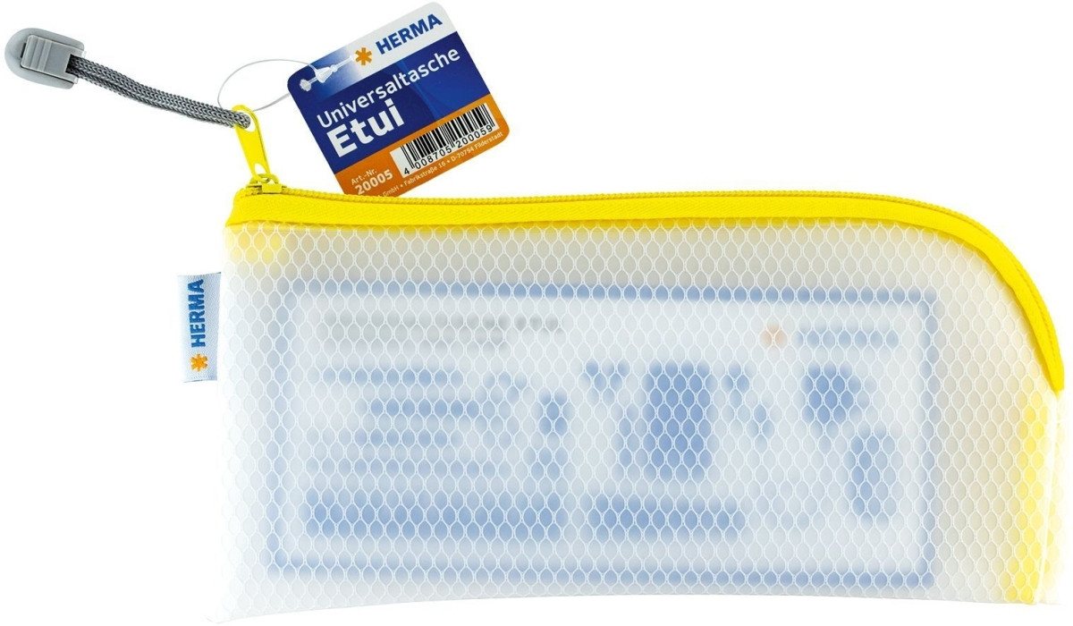 Thumbnail - HERMA Prospekthülle Universaltasche Etui 23x11cm gelb