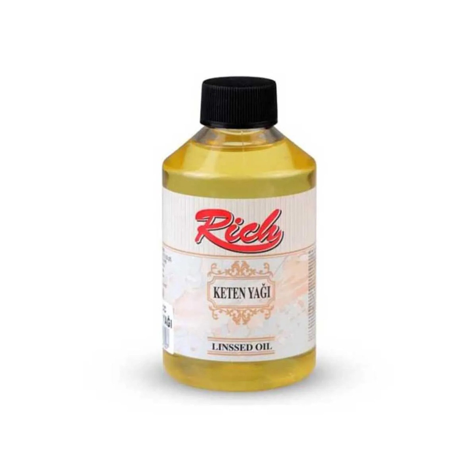 RICH Bastelfarbe Rich Leinöl Natürliche Leinsamenöl 100/250/500 ml