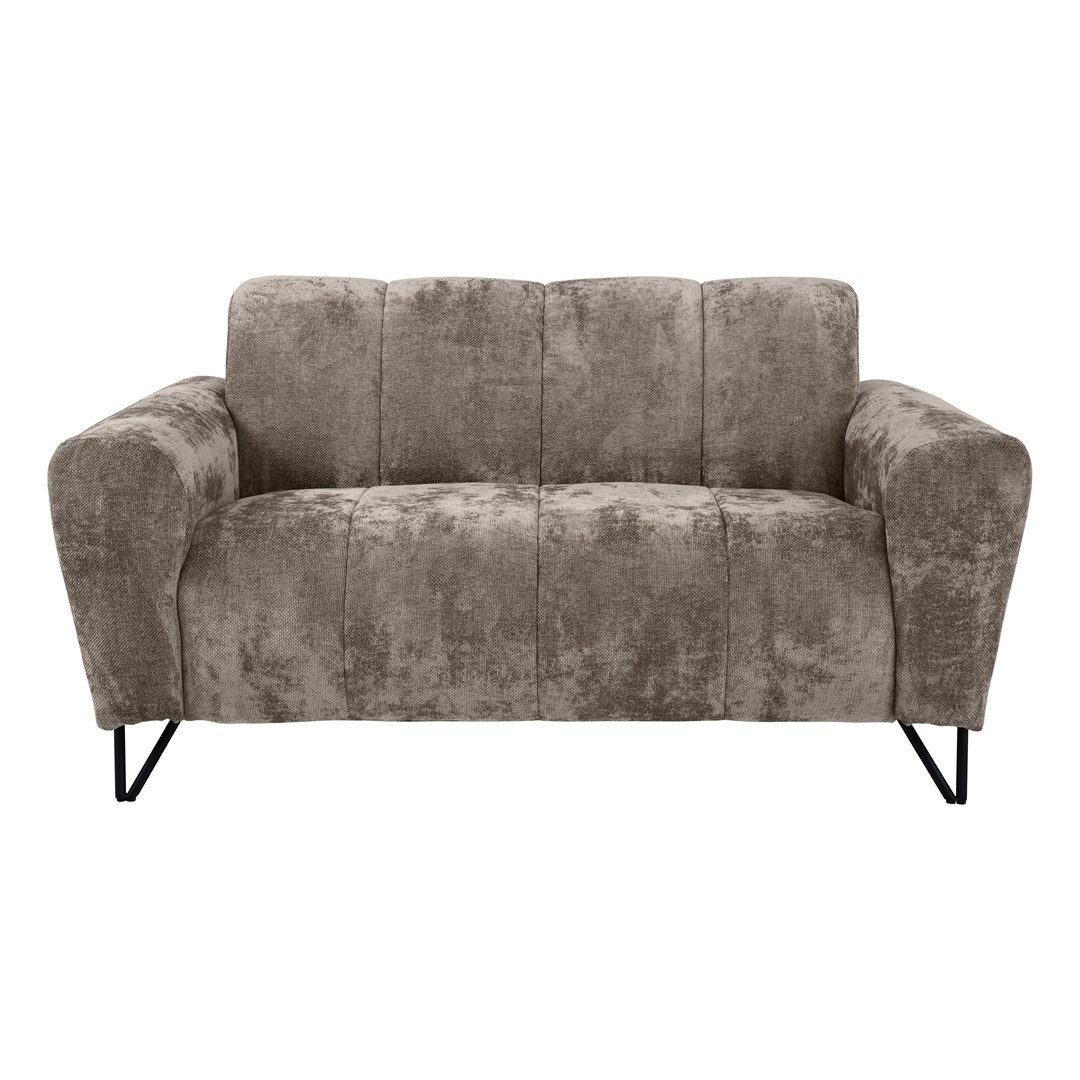 Beautysofa Sofa mit Metallbeine in schwarzer günstig online kaufen