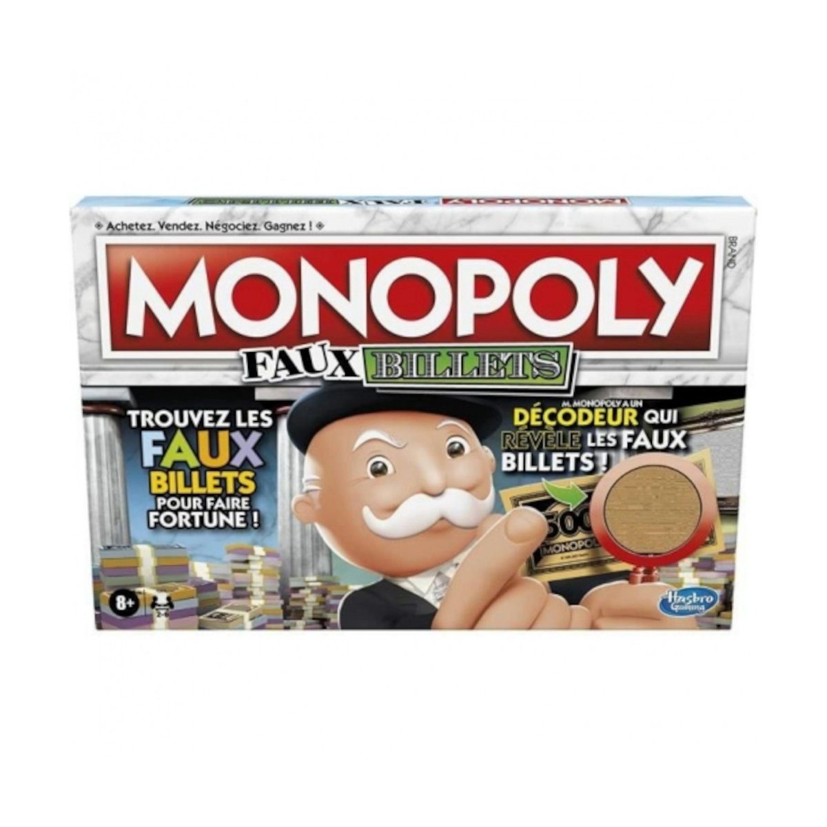 Hasbro Spiel, Brettspiel Monopoly - Faux Billets, französische Version