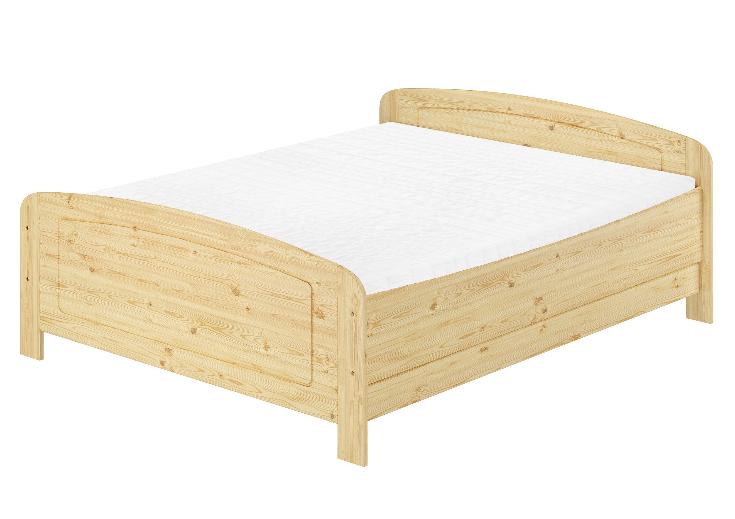 ERST-HOLZ Bett Gemütliches Doppelbett 200 x günstig online kaufen