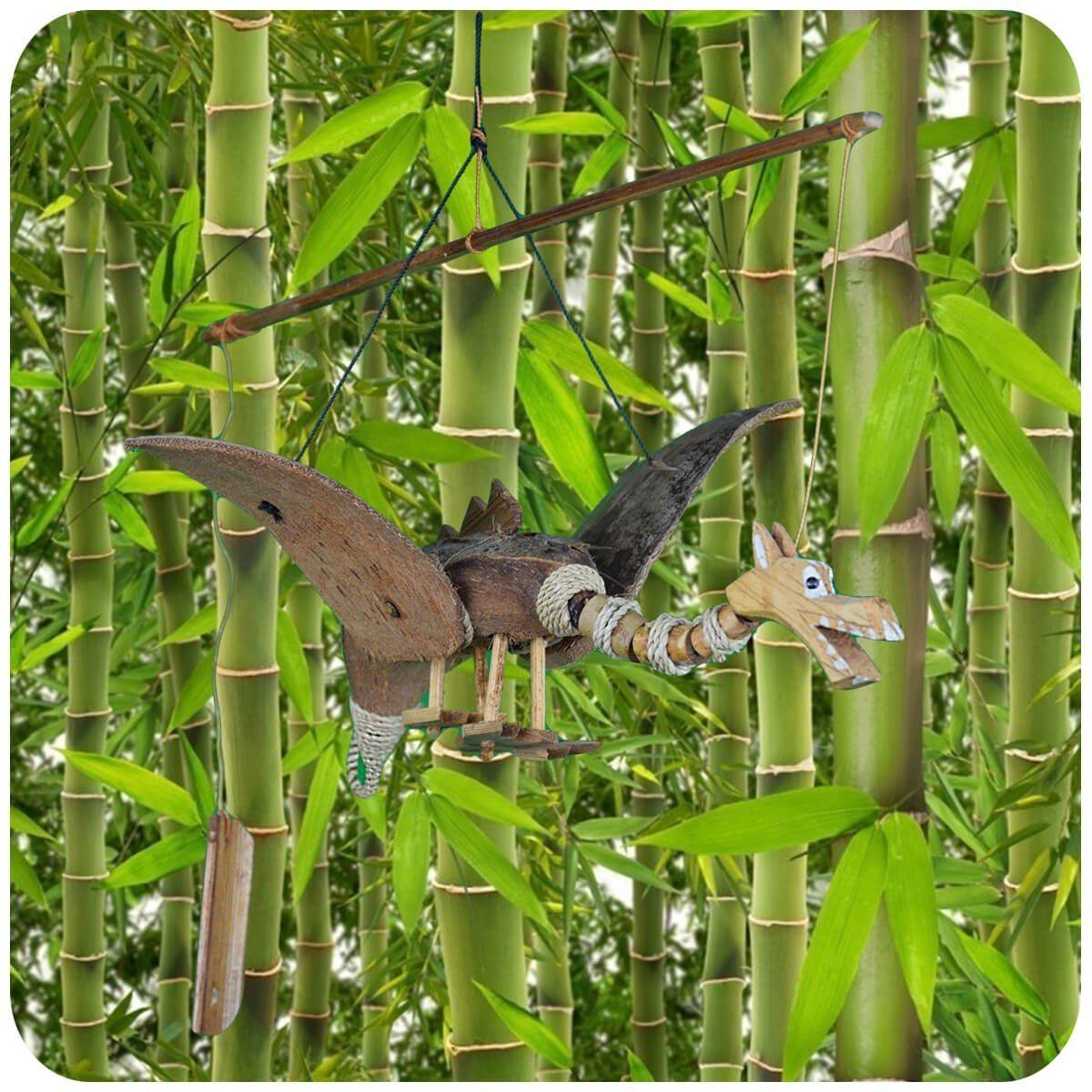 SIMANDRA Hängedekoration Windspiel Darche, aus Holz L: 50 cm B: 45 cm günstig online kaufen