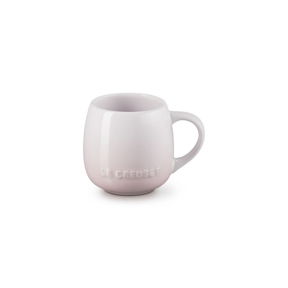 LE CREUSET Becher LeCreuset Kaffeebecher Coupe 320ml, Auswahl Shell Pink, Steinzeug