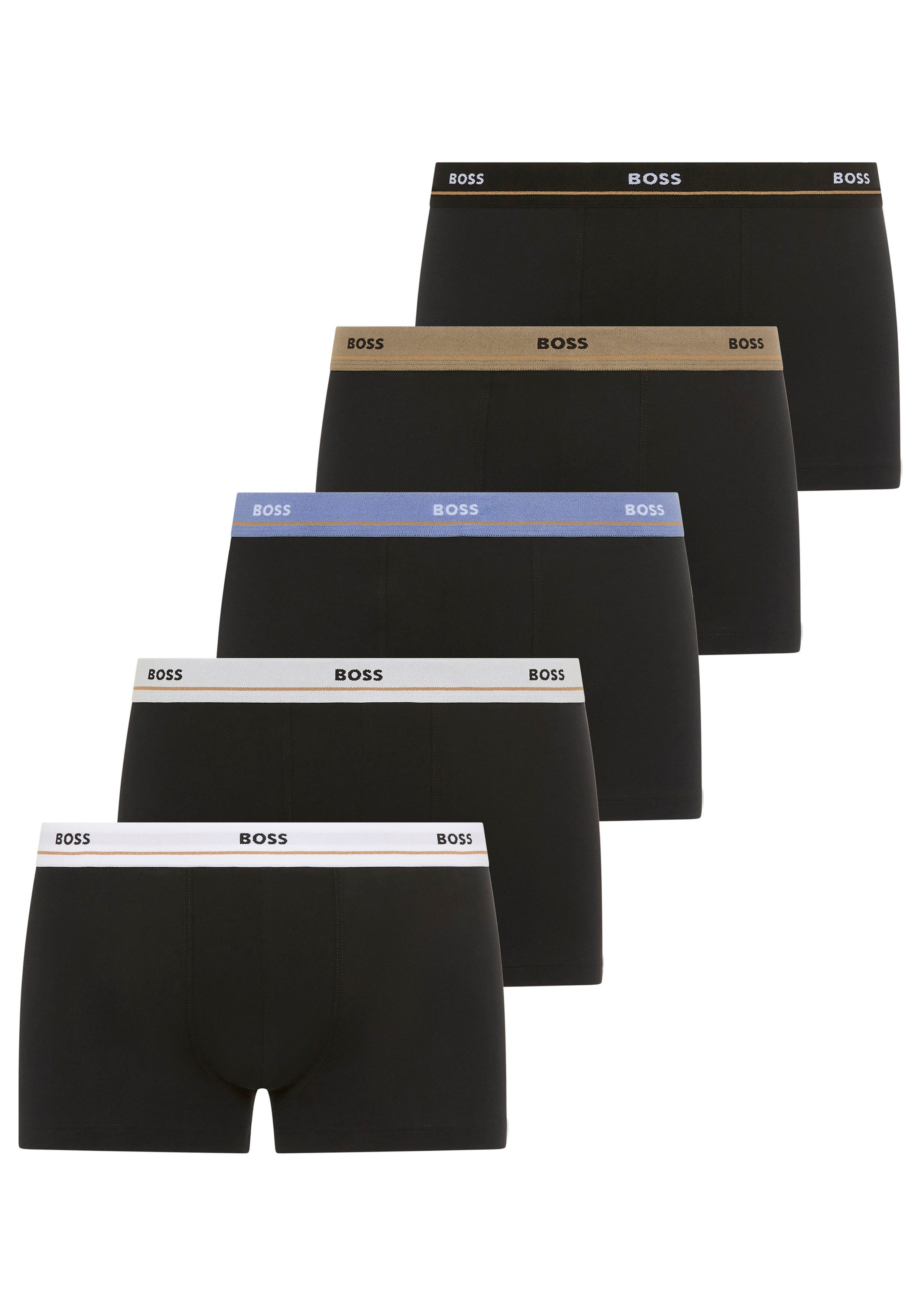 BOSS Trunk Trunk 5P Essential (Packung, 5-St., 5er) mit elastischem Bund