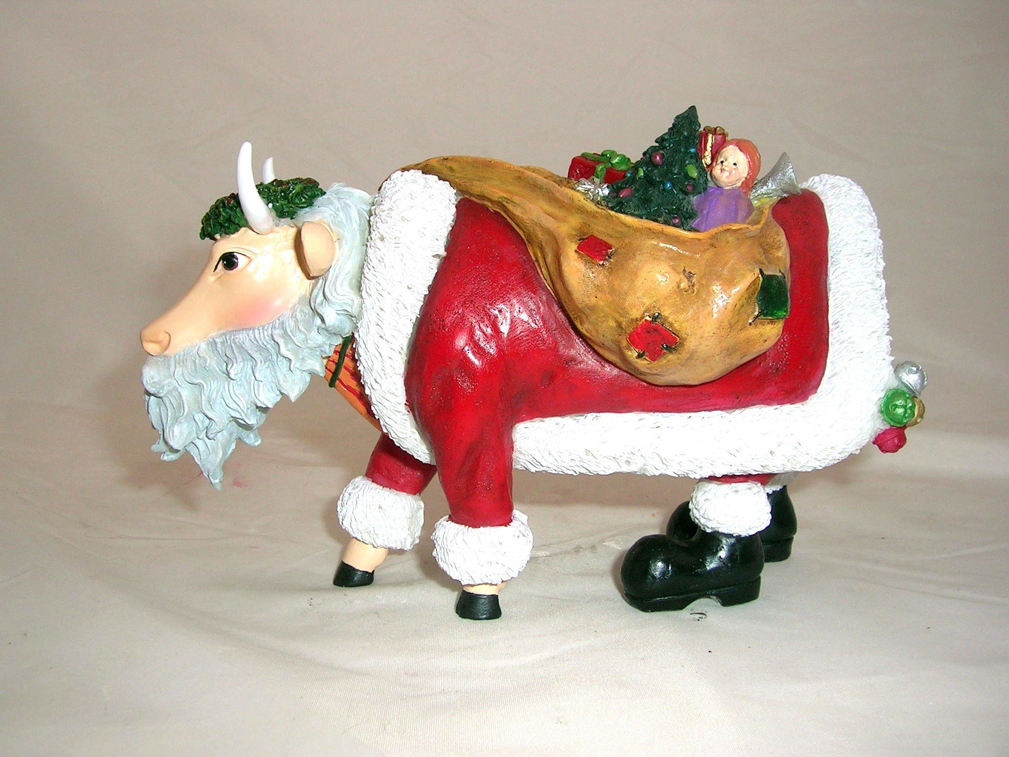 CowParade Weihnachtsfigur Father X- mas - Cowparade Kuh Medium (1 St)