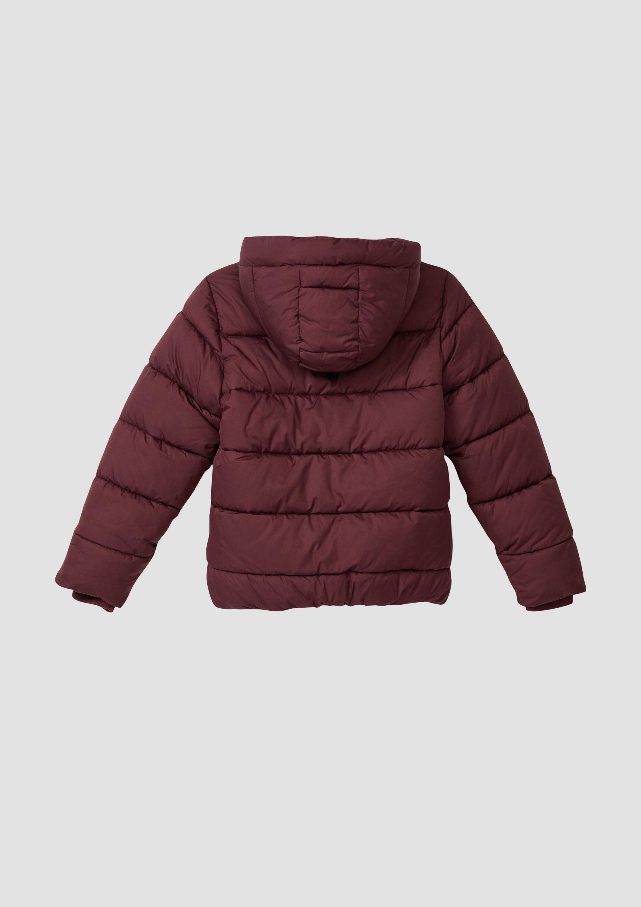 s.Oliver Winterjacke Outdoor-Jacke Wattierte Steppjacke mit Plüsch- und Fleecefutter