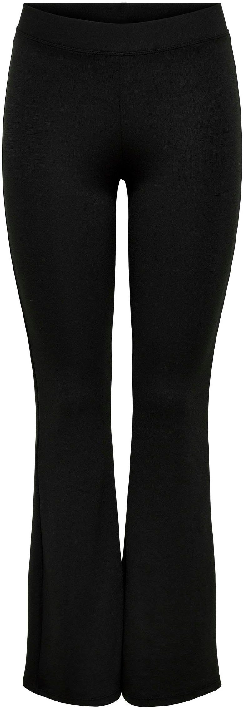 ONLY Jerseyhose ONLFEVER STRETCH FLAIRED PANTS JRS Black 34