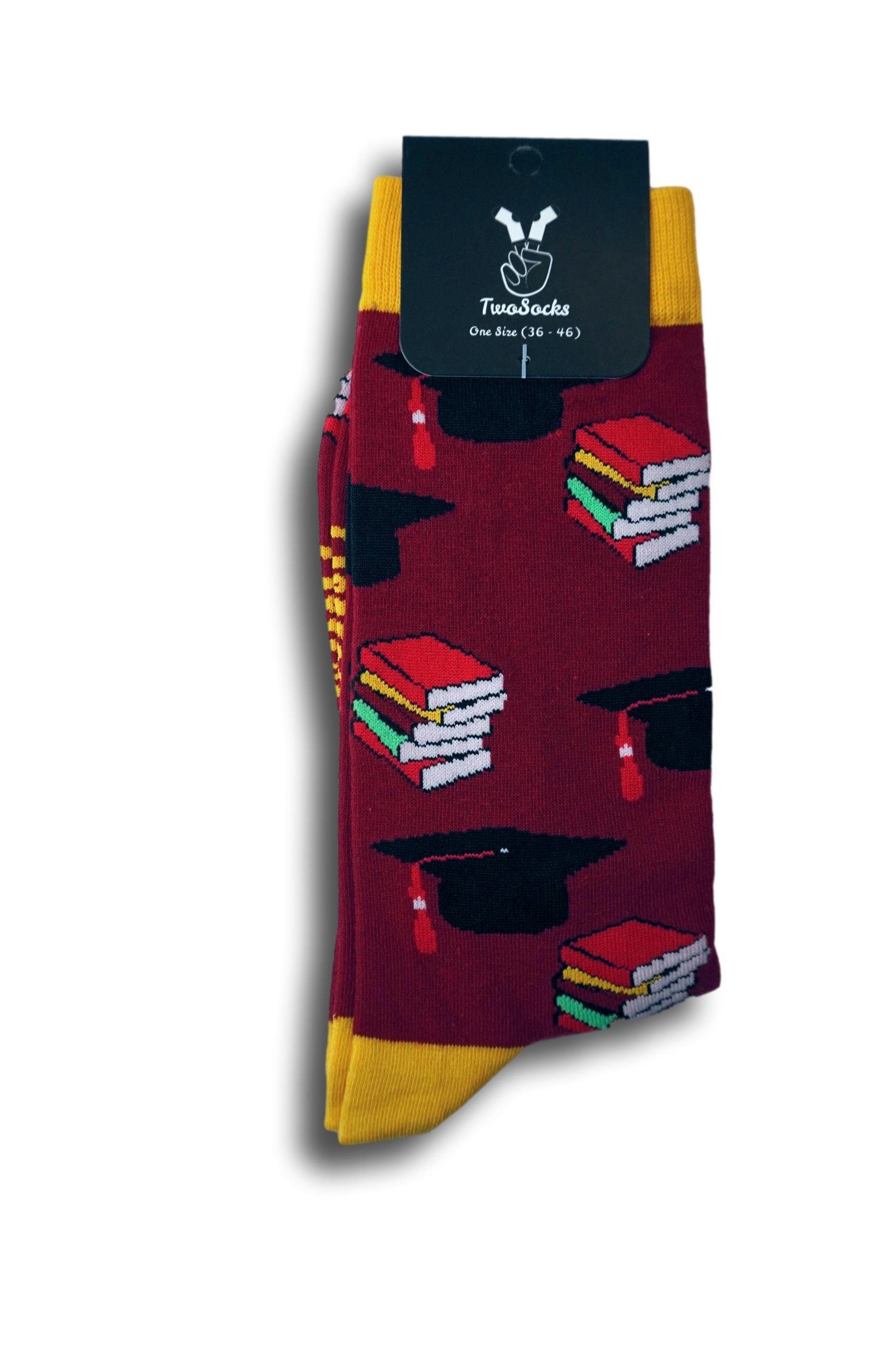 TwoSocks Freizeitsocken Studenten Socken lustige Damen, Herren Einheitsgröße & Socken