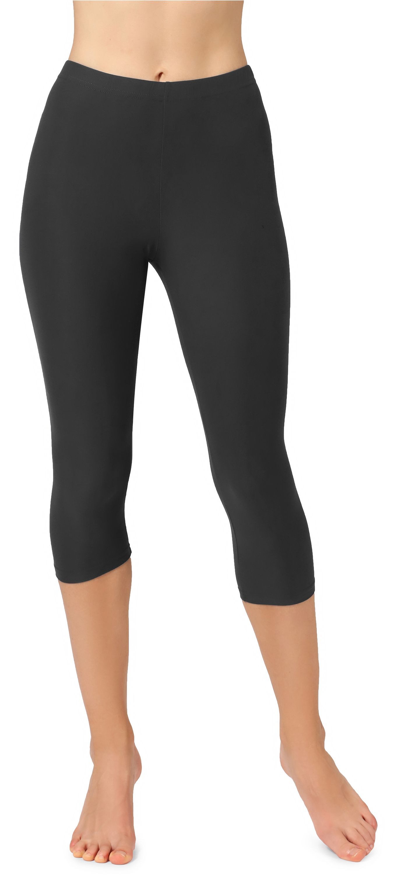 Leggings Damen 3/4 Capri Leggings MS10-349