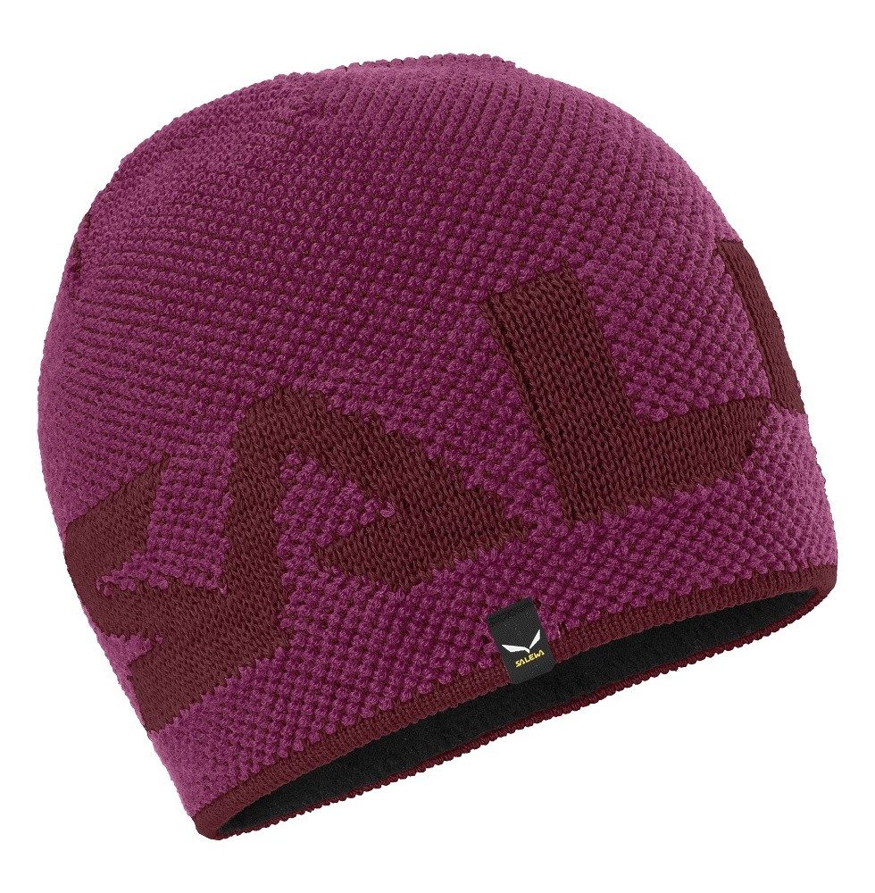 Salewa Beanie Wollmütze Agner Wool Polarlite (weich, warm, atmungsaktiv) mauvemood