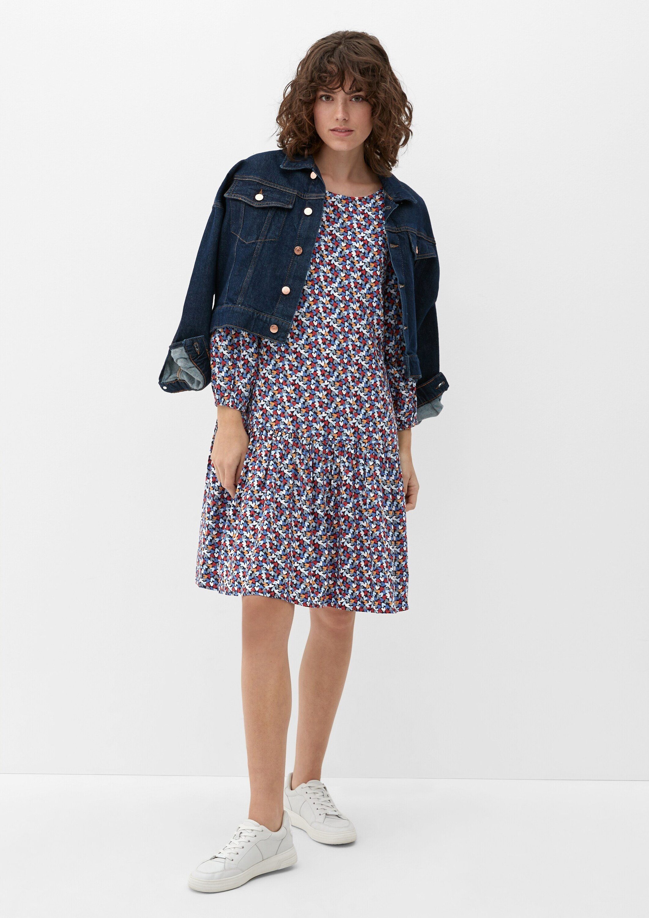 s.Oliver Sommerkleid (1-tlg) Volant