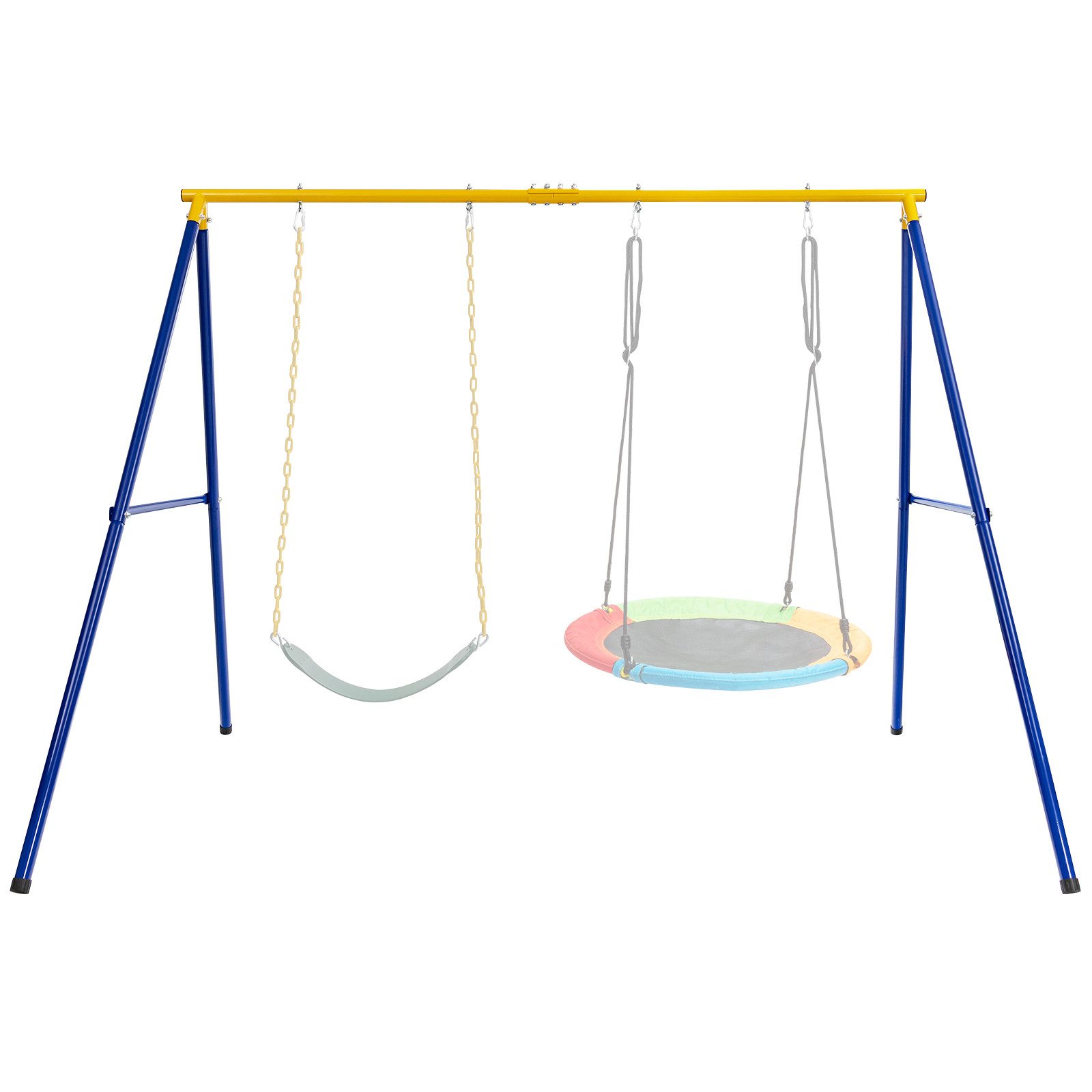 KOMFOTTEU Doppelschaukel Kinderschaukel, (1-tlg), Schaukelgestell, bis 300kg belastbar