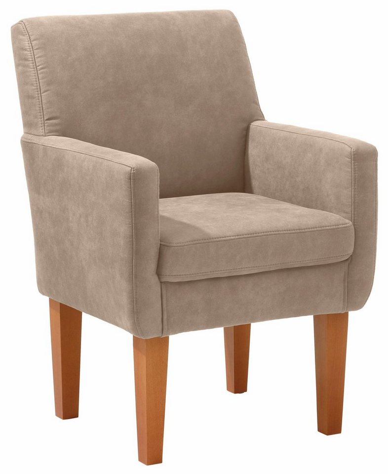 Home affaire Sessel »Fehmarn«, komfortable Sitzhöhe von 54 cm, in 3 verschiedenen Bezugsqualitäten-HomeTrends