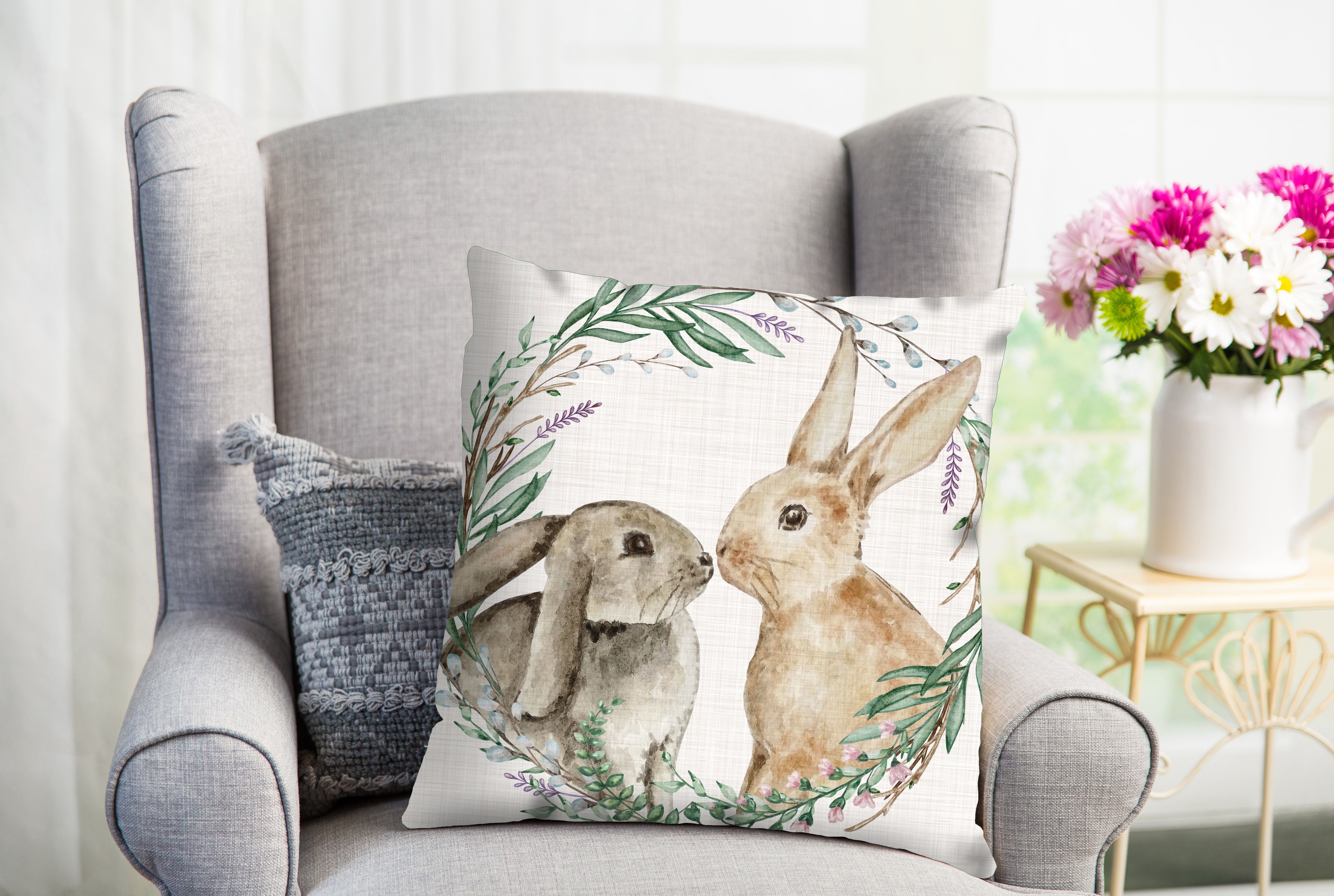queence Dekokissen Berti, süßer Hase günstig online kaufen