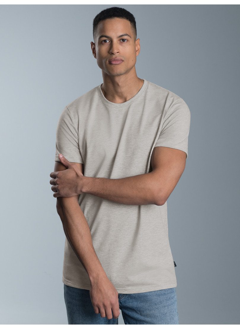 T-Shirt TRIGEMA Slim Fit T-Shirt aus DELUXE Baumwolle