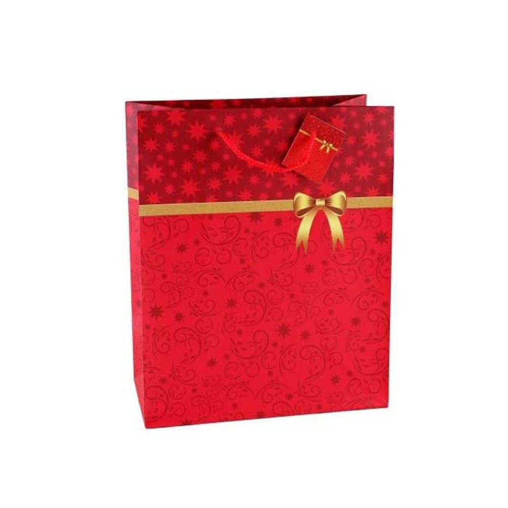 12x 9 6-fach Weihnachten 227 Geschenktragetasche Geschenkpapier sortiert TSI Serie mittel