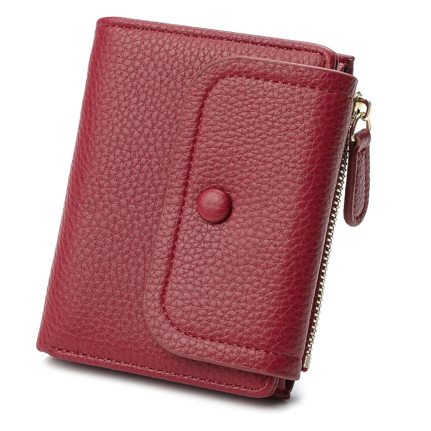 MAGICSHE Geldbörse Damen Handtasche Kartentasche Rot