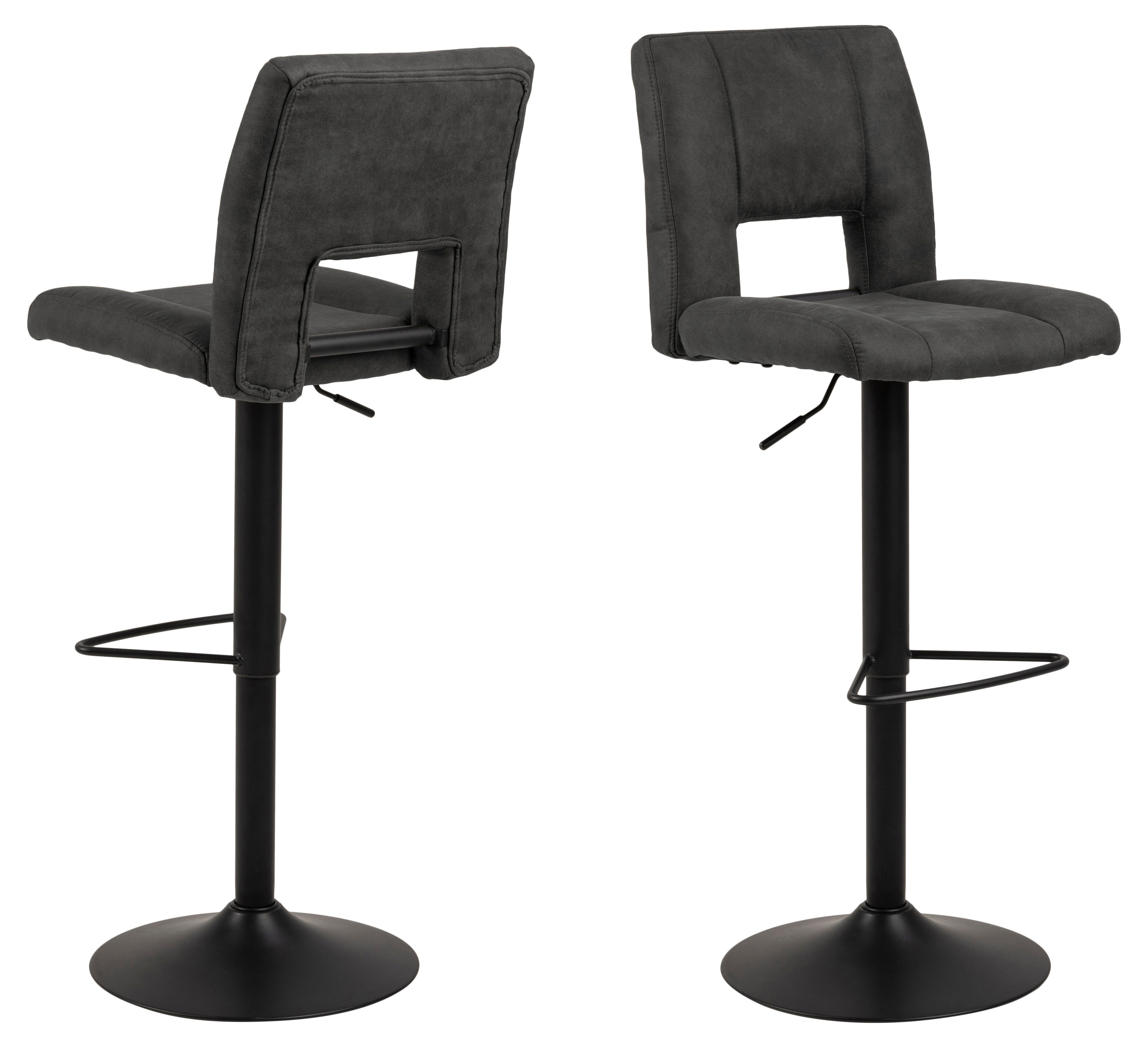 Barhocker 2er Set Syra Barhocker grau.