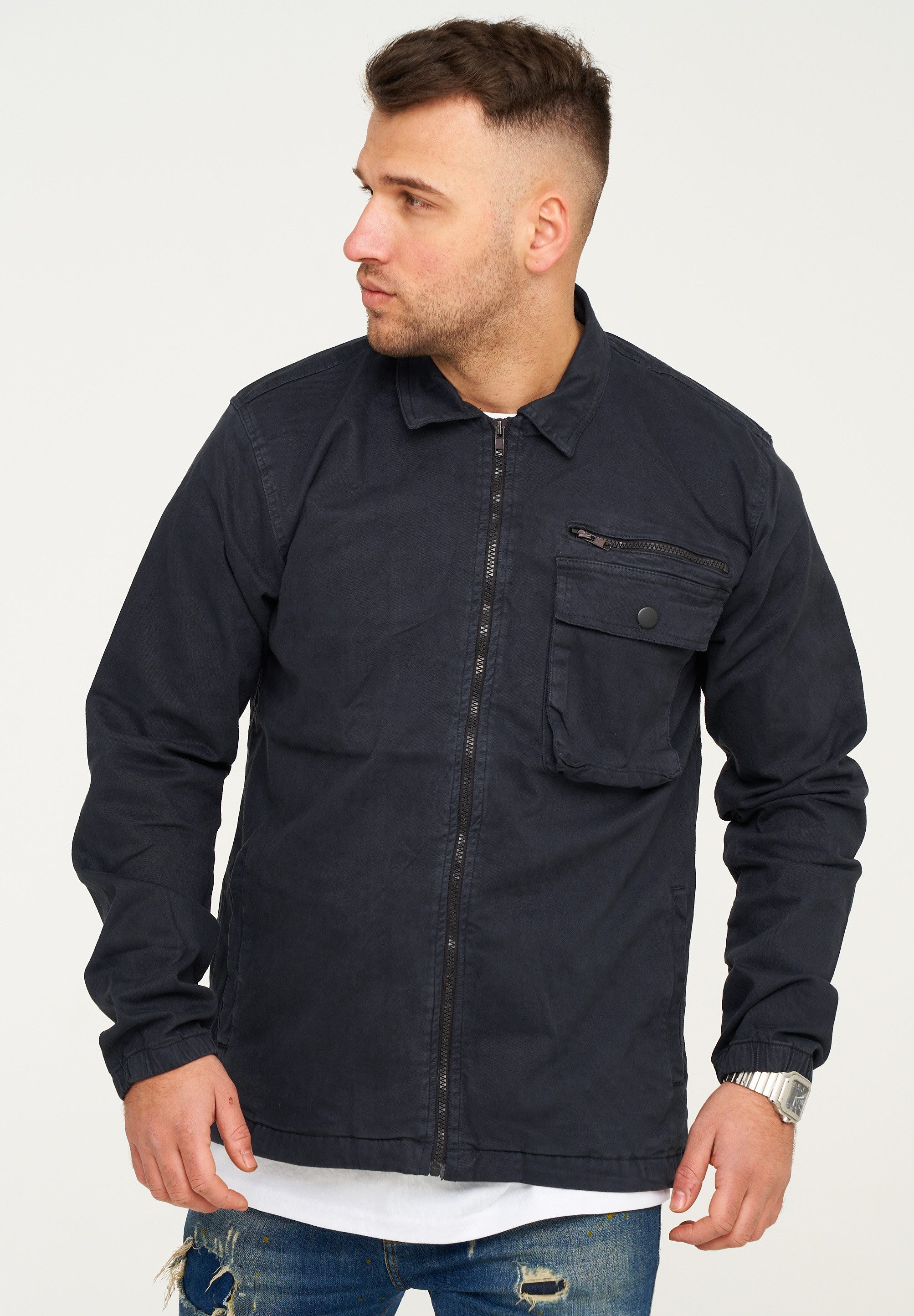 SOULSTAR Langarmhemd S2PRIENAI Herren Overshirt Freizeithemd Übergangsjacke