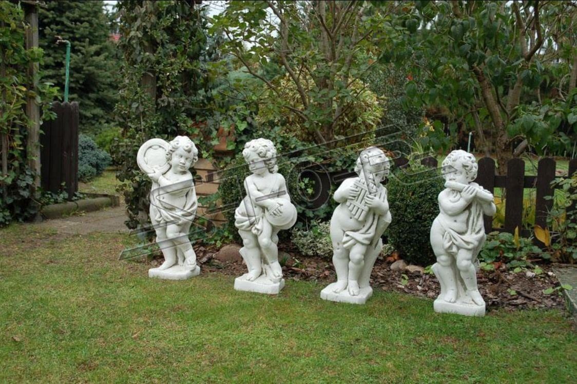 Junge JVmoebel Statue Figuren 70cm Deko Figur Skulptur Statuen Garten Skulptur