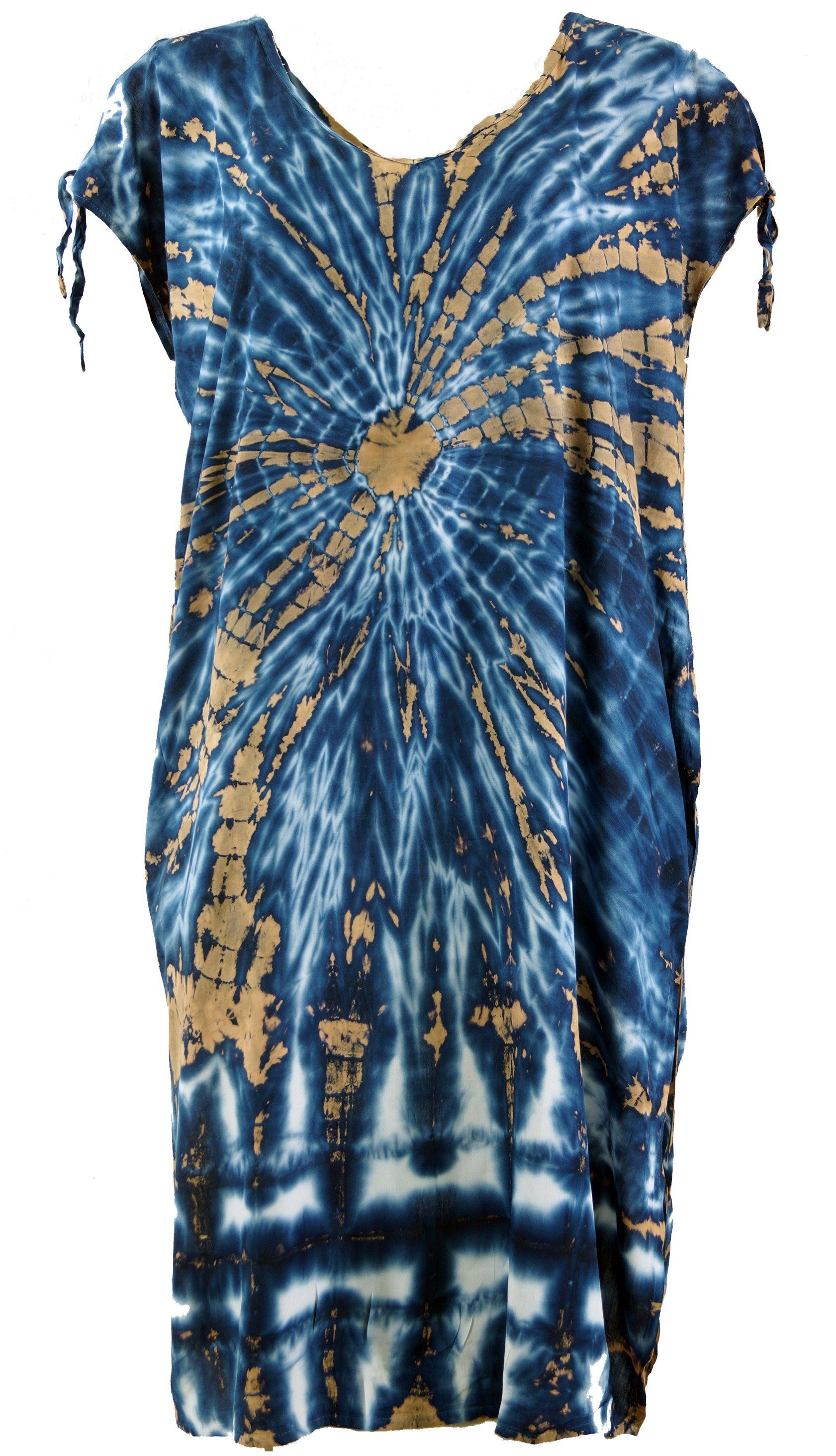 Guru-Shop Midikleid Boho Kaftan, langes Kurzarm günstig online kaufen