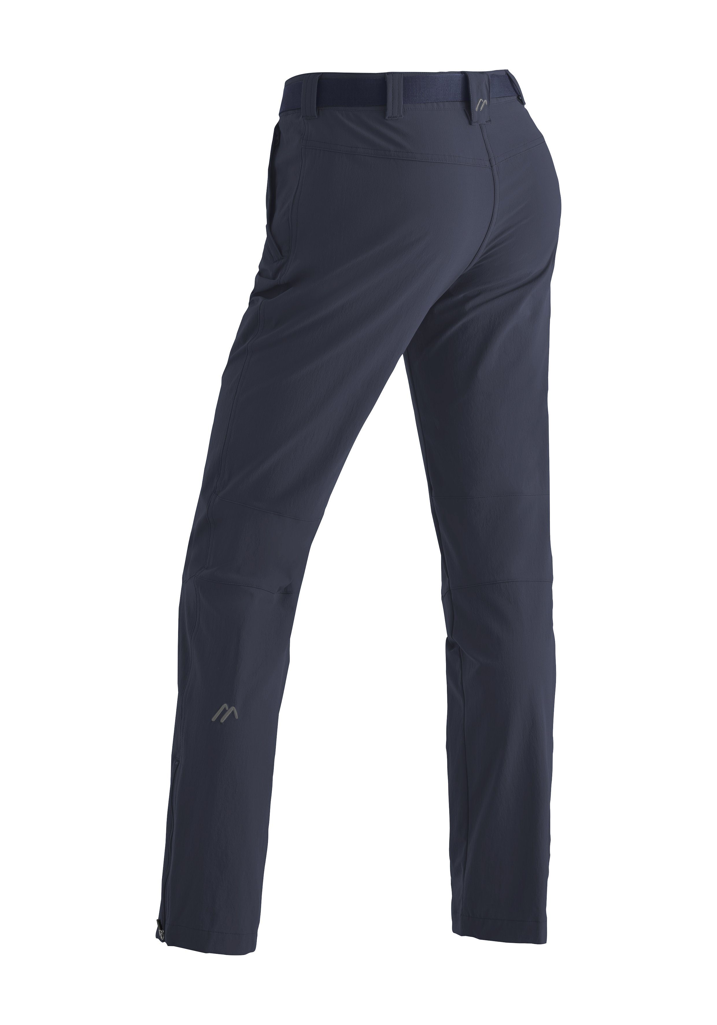 aus Material dunkelblau elastischem Funktionshose Maier Wanderhose, slim Inara Sports Damen Outdoor-Hose