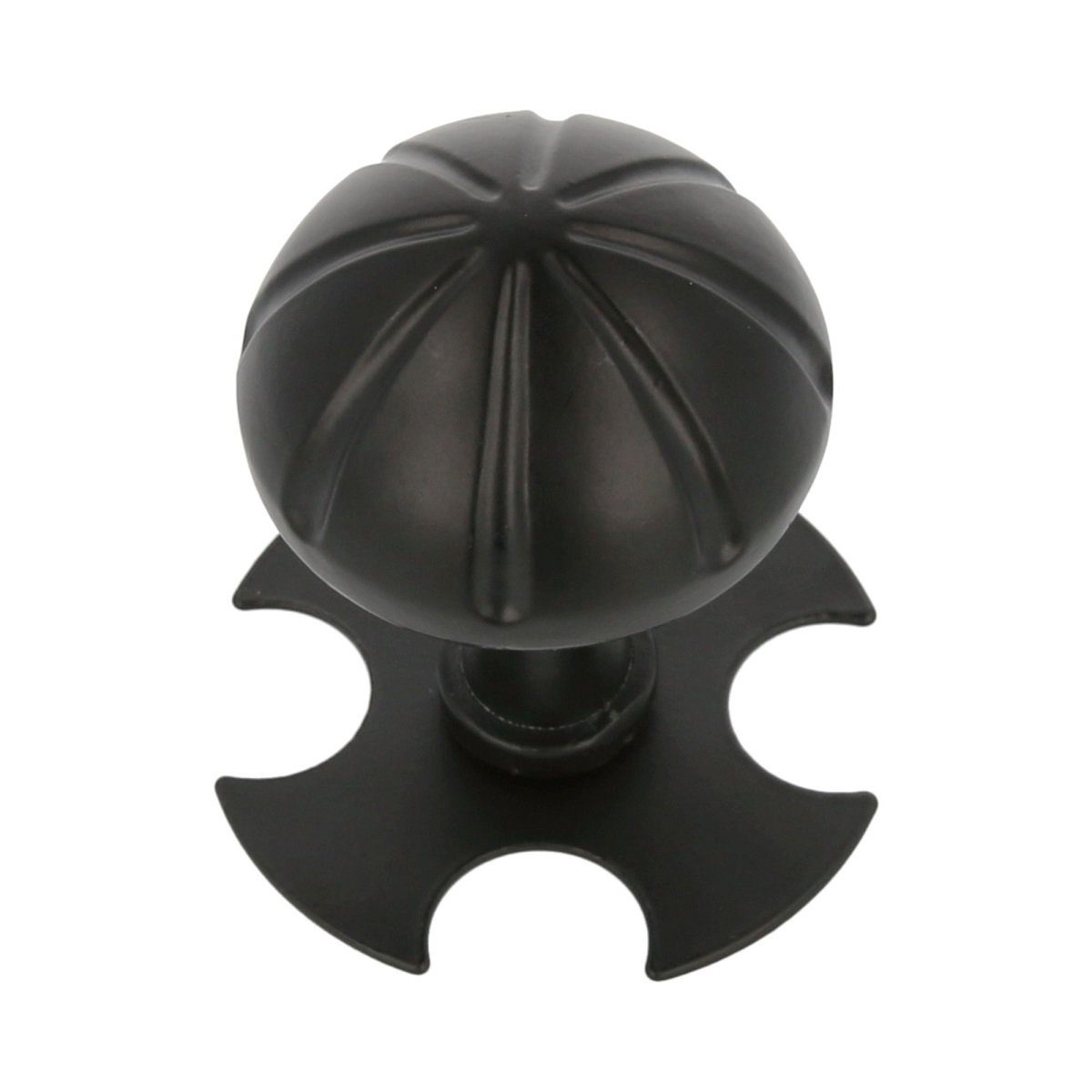 MS Beschläge Türbeschlag Türknopf Türknauf auf Rosette Haustürknopf Schwarz