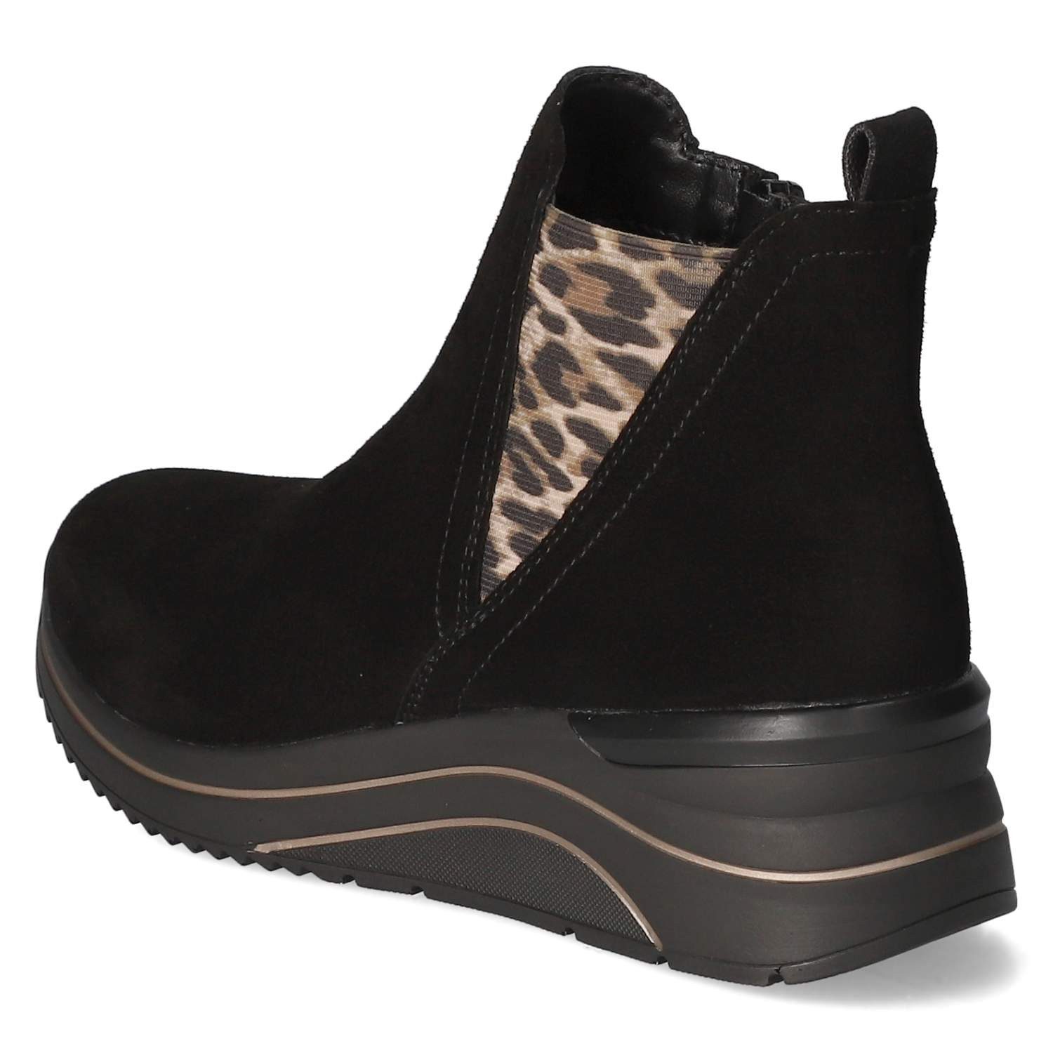 Remonte Remonte D0T75-04 Damen Rauleder black Schlupfstiefel