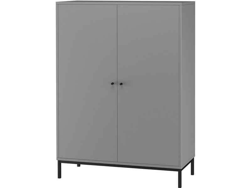 loft24 Hochschrank Cecilie aus MDF/ Spanplatte, Breite 80cm