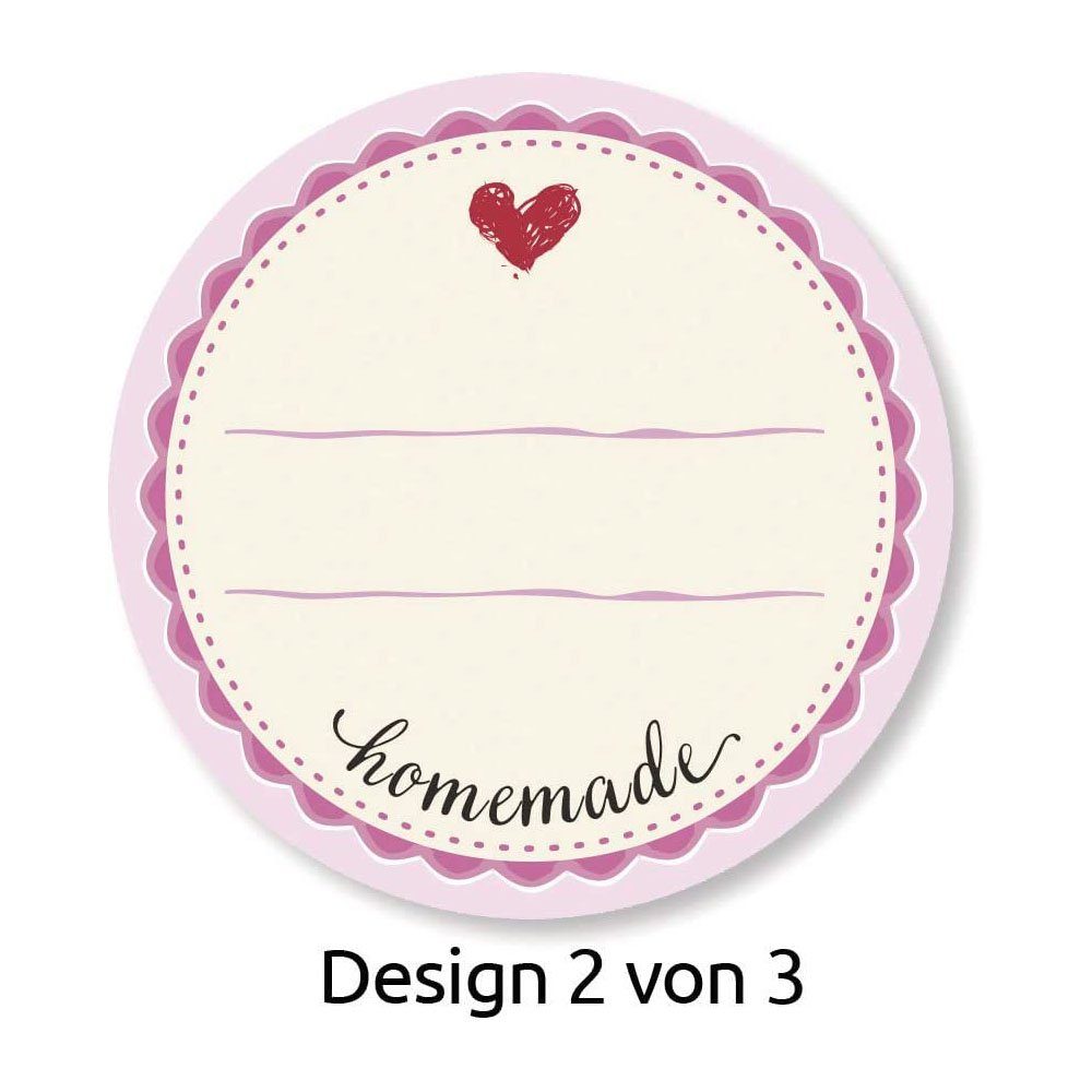 Avery Zweckform Aufkleber AVERY Zweckform ZDesign Sticker auf Rolle "Homemade"