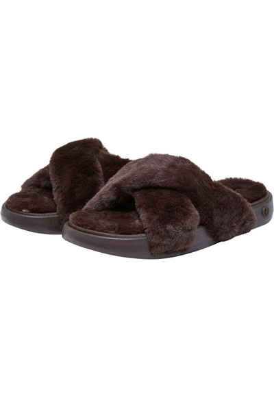 Romika Damen RO22Q3-W009-022 ROMIKA Women Fake Fur Crossstrap Slide Sandale (1-tlg)