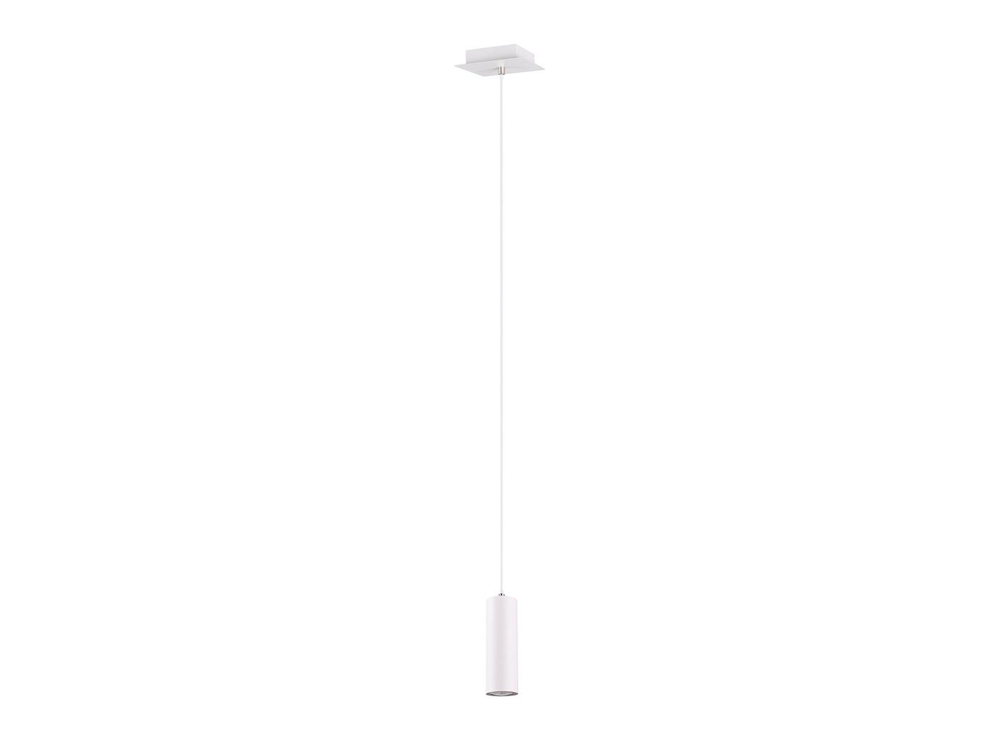 LED LED Weiß, Esstisch-lampe wechselbar, Dimmfunktion, Kücheninsel meineWunschleuchte Ø12cm einflammig schmal Warmweiß, Pendelleuchte, über kleine