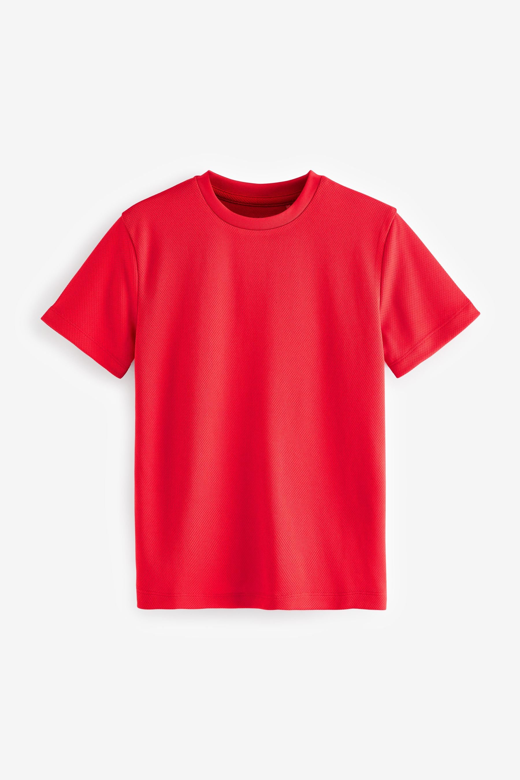 (1-tlg) T-Shirt Sport-T-Shirt Red Next
